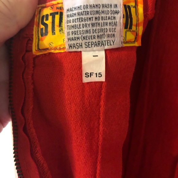 Vintage Studebaker Fashipn Venice Red Dress in Size Medium - Picture 6 of 8